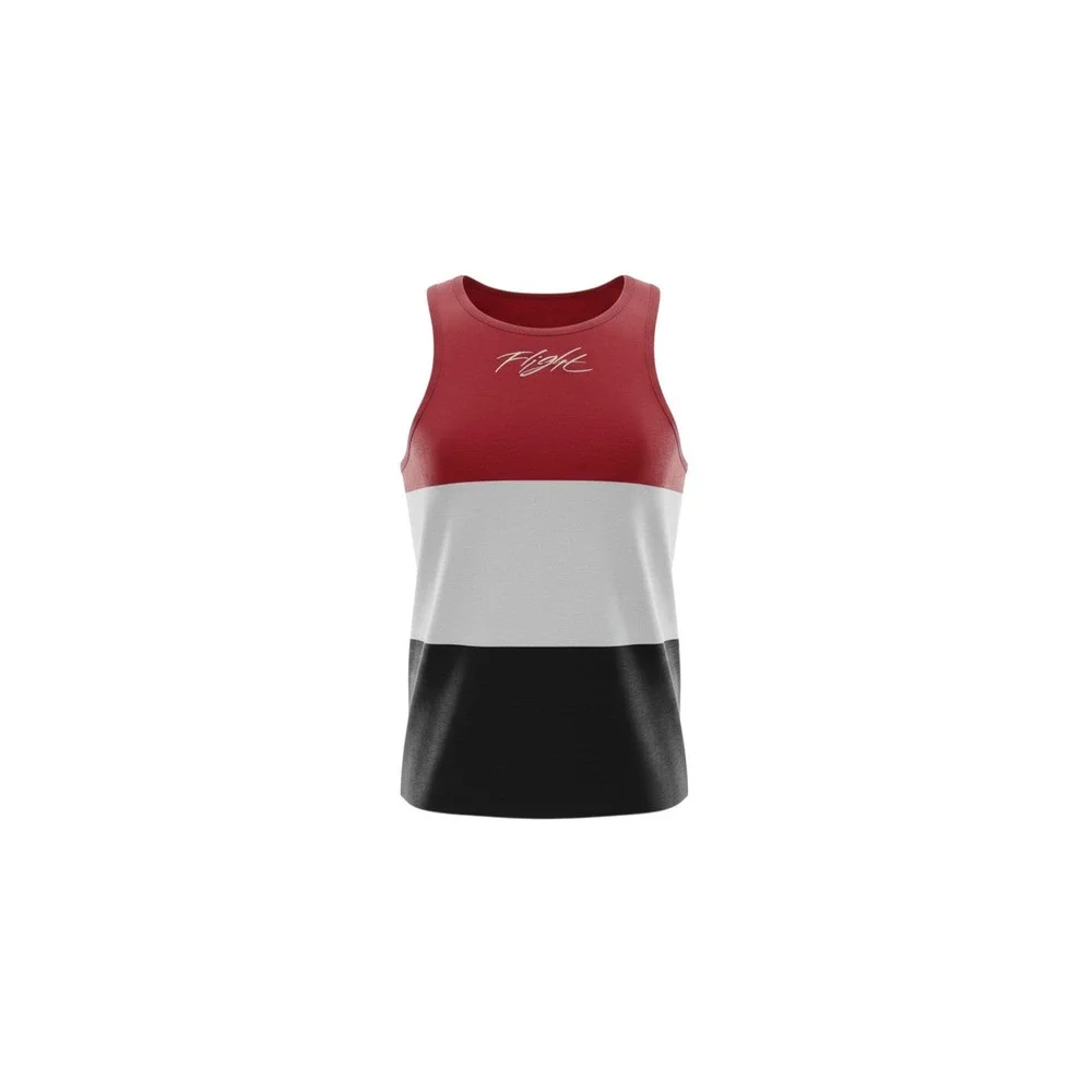 Jordan Tank Top Mens S Red White Black Colorblock Flight Pocket 534756-695